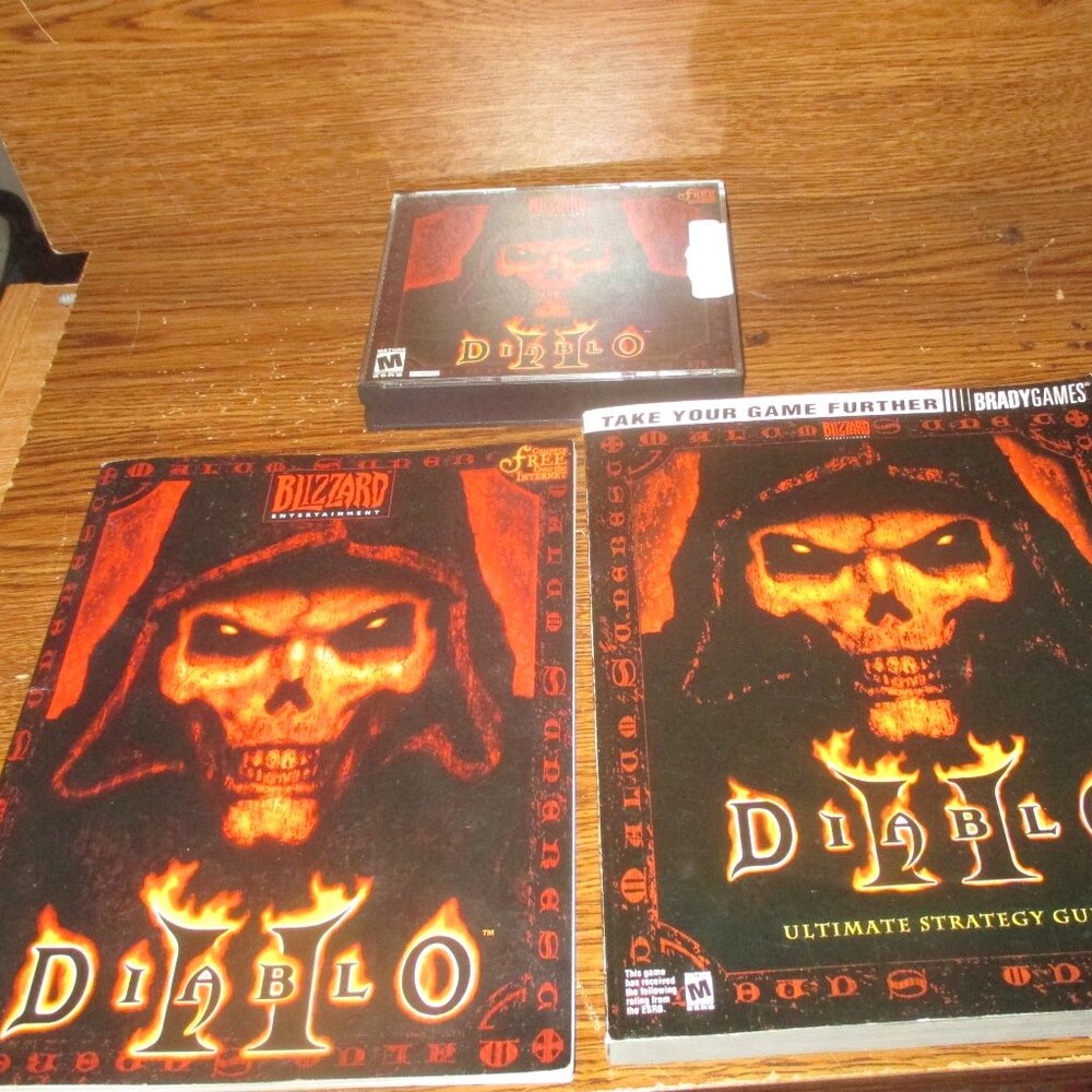 Diablo II (PC Game from Blizzard) w/ Strategy Guide (2000)